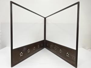 梅透かし　風炉先屏風